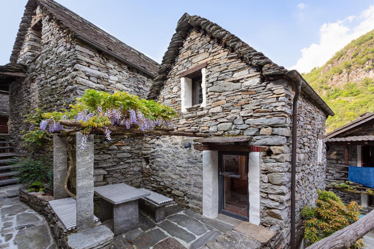 Rustici della Verzasca Ferien Wohnungen Vogorno Esterno foto
