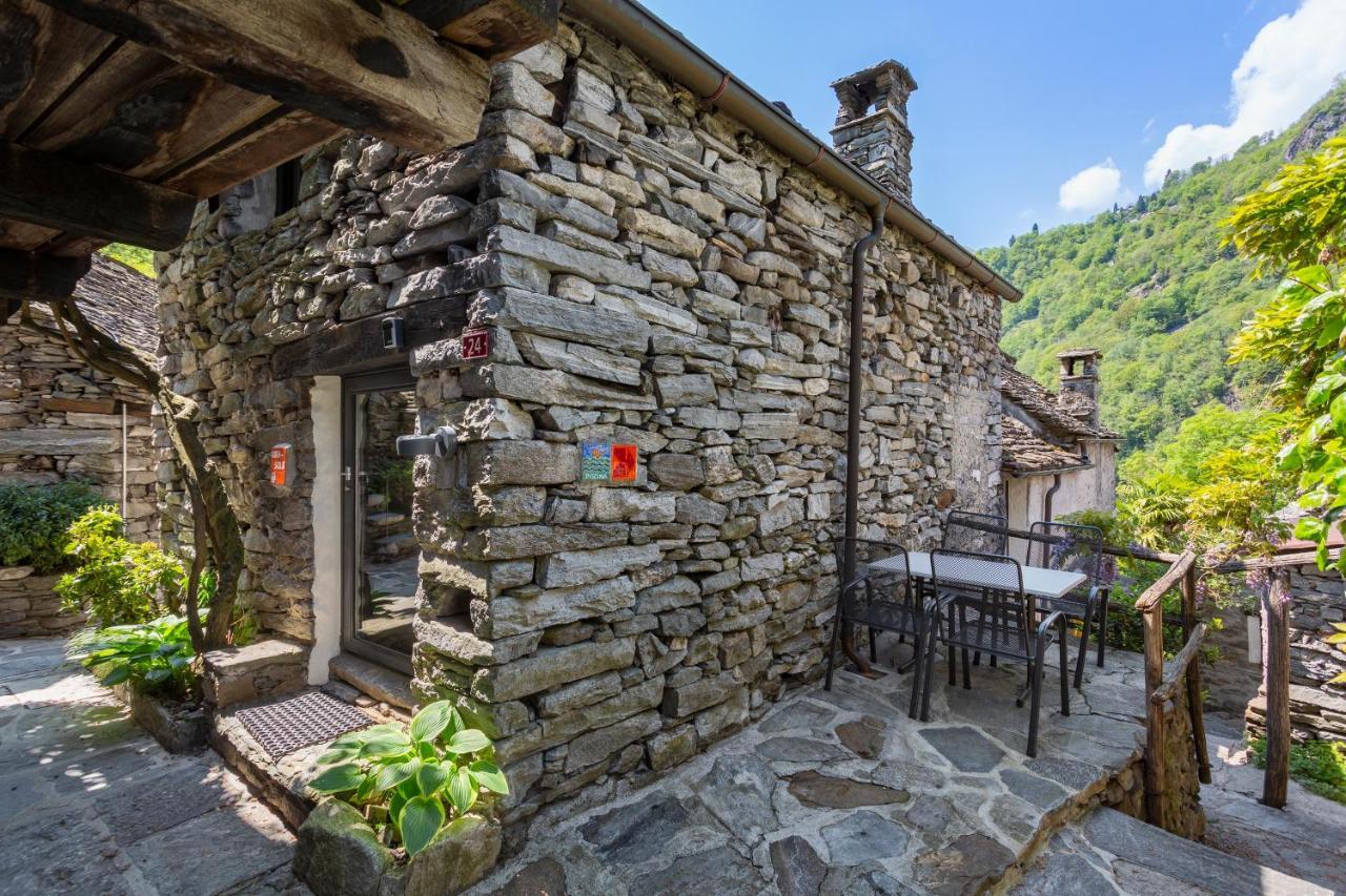Rustici della Verzasca Ferien Wohnungen Vogorno Esterno foto