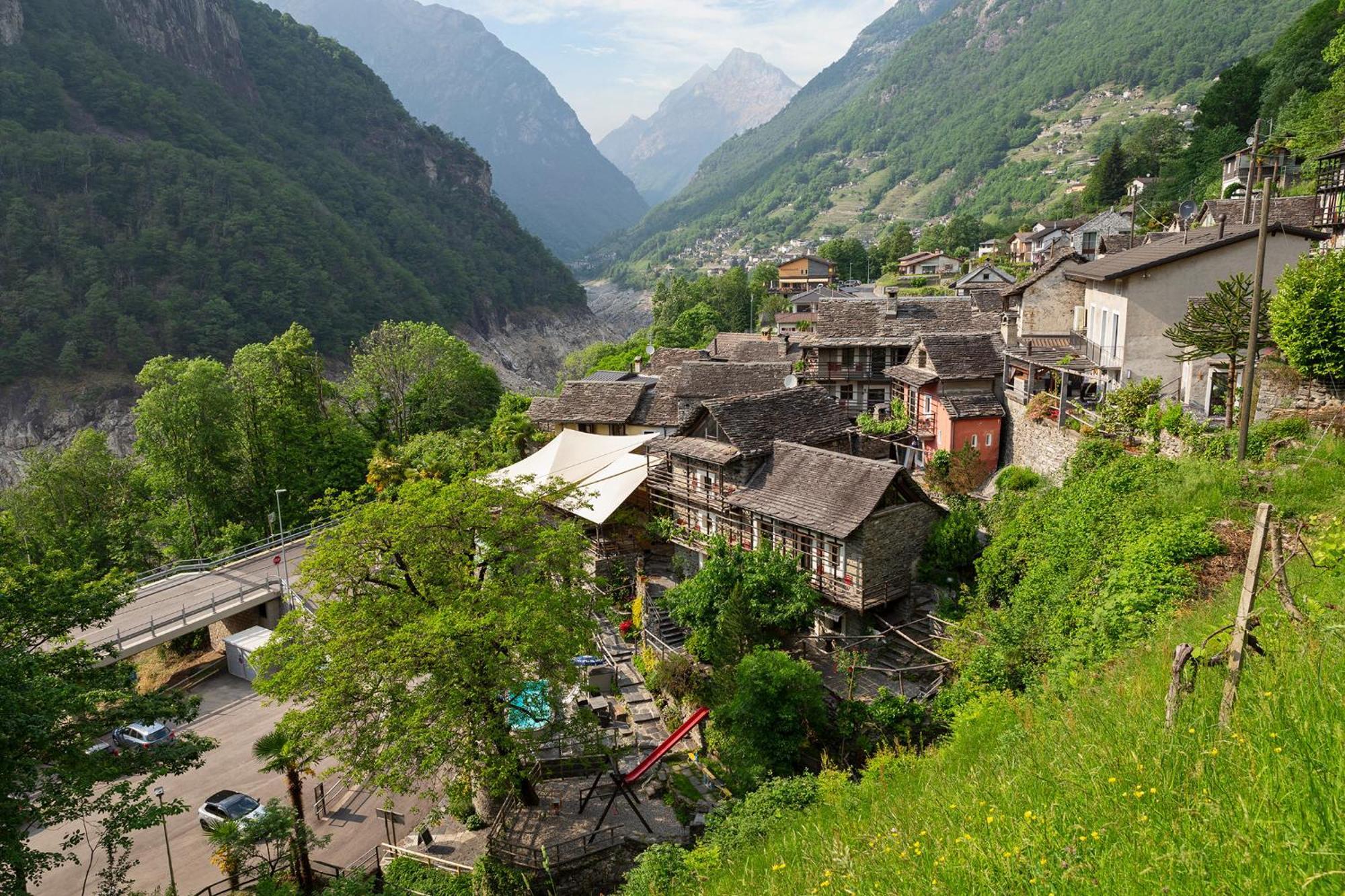 Rustici della Verzasca Ferien Wohnungen Vogorno Esterno foto